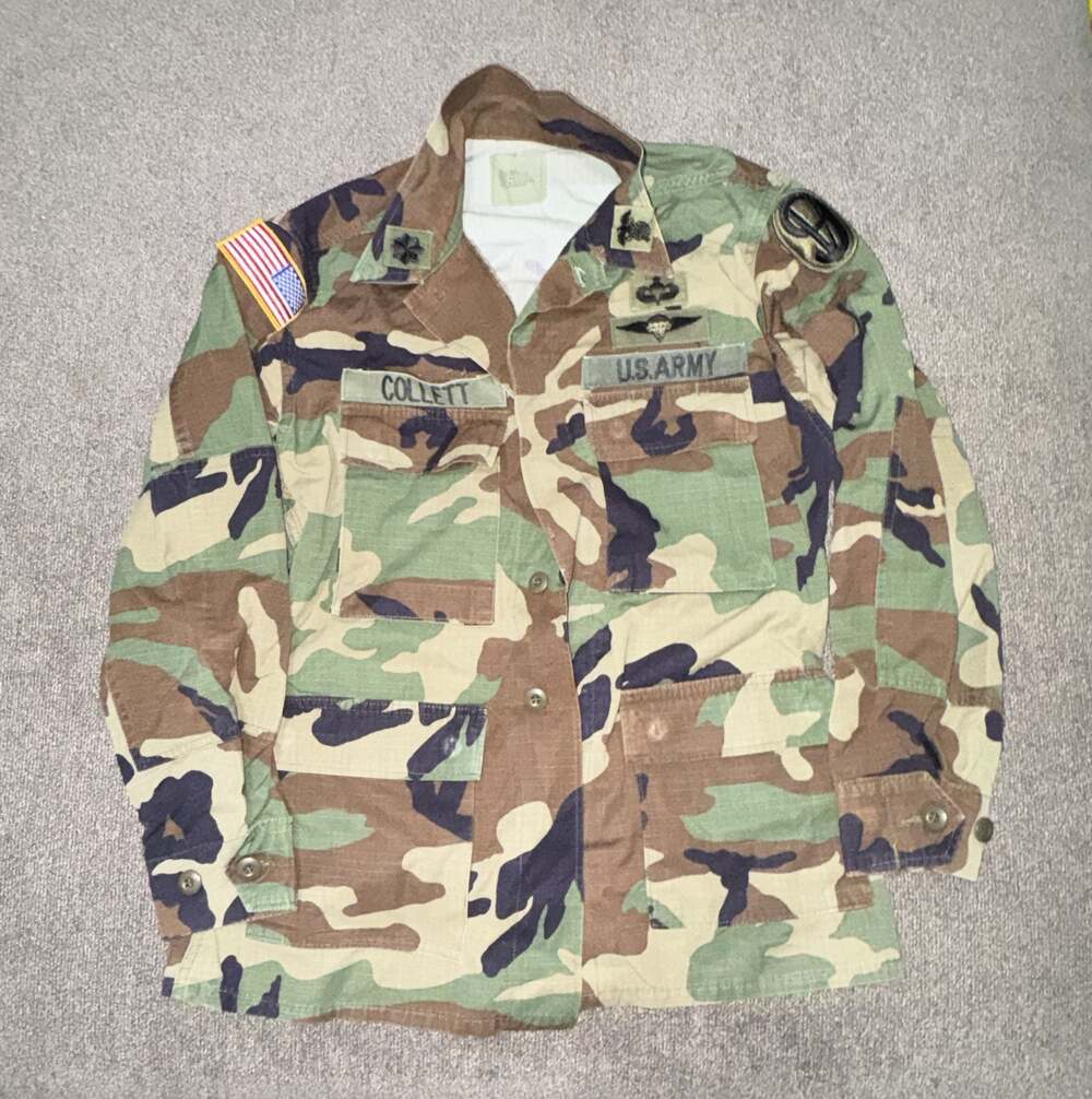 Vintage Vintage US Army DBU Woodland Camo Jacket